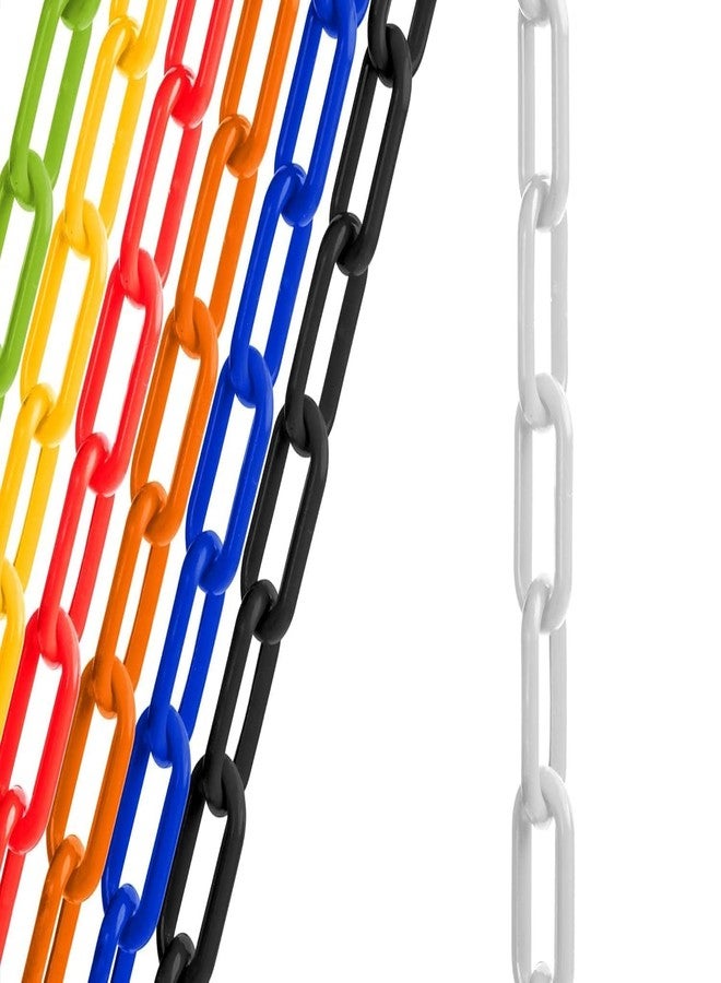 SVDK Plastic Hanging Chain Rope – Strong & Flexible Clothesline for Indoor & Outdoor Use – Durable Links for Drying Clothes, Organizing, and Utility Use (Multicolor, Pack of 4) - Image 1