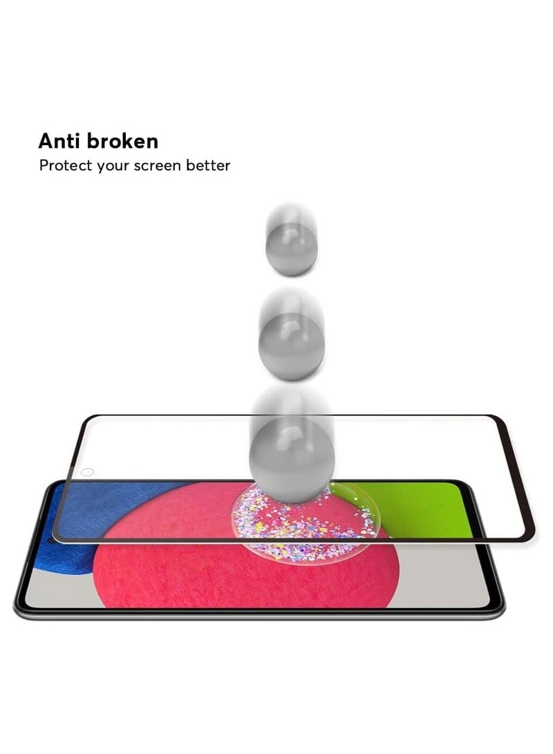 2 Pack Samsung Galaxy A35 5G Tempered Glass Screen Protector Full Coverage Screen Glass 9H Hardness Anti Fingerprint Scratch Resistance for Samsung Galaxy A35 5G  - Image 4
