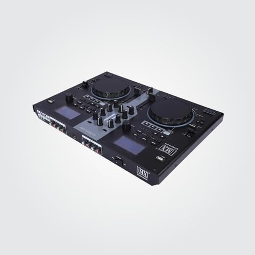 MX 2-Channel DJ Controller مع واجهة صوتية مدمجة – USB مزدوج، عجلات الجوج ودعم فلاش درايف للدي جي، إنتاج الموسيقى، الأداء الحي | متوافق مع الحاسوب الشخصي واللابتوب - Image 2