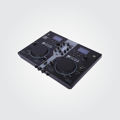 MX 2-Channel DJ Controller مع واجهة صوتية مدمجة – USB مزدوج، عجلات الجوج ودعم فلاش درايف للدي جي، إنتاج الموسيقى، الأداء الحي | متوافق مع الحاسوب الشخصي واللابتوب - Image 3