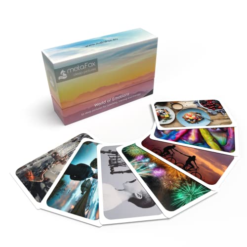 metaFox ‘World of Emotions’ Coaching Cards | 52 Picture Cards for Coaching & Therapy | Master Your Emotions & Build Emotional Intelligence - Image 1