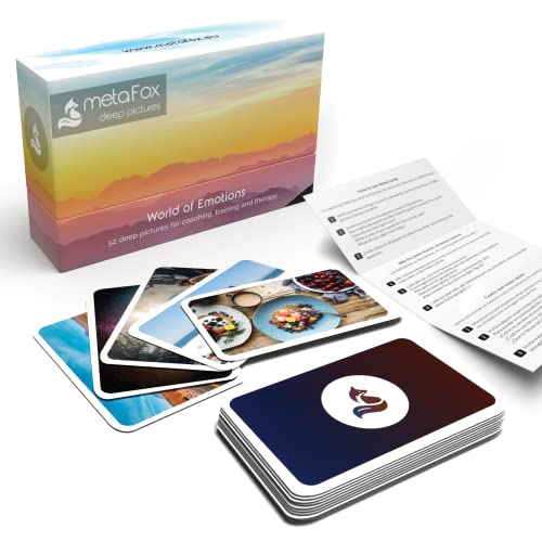 metaFox ‘World of Emotions’ Coaching Cards | 52 Picture Cards for Coaching & Therapy | Master Your Emotions & Build Emotional Intelligence - Image 2