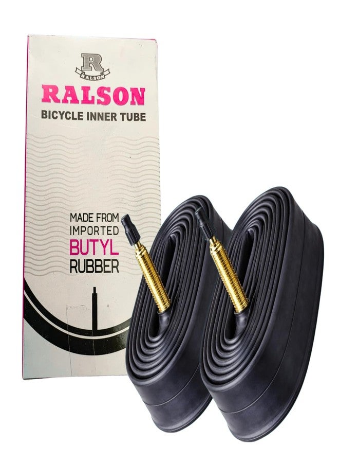 FCCRACING Bicycle Cycle RALSON 700x 35c Inner Tube, Tube for Bicycle (Pack of 2) - Image 1