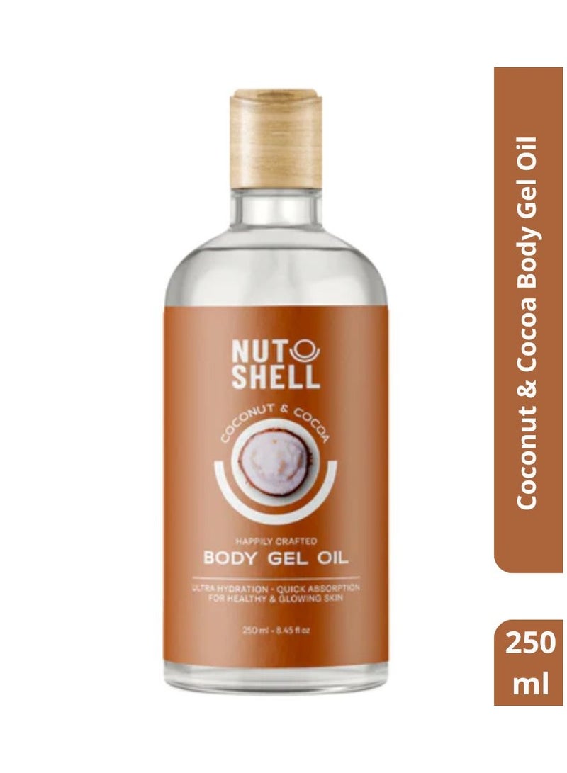 NUTSHELL Coconut & Cocoa Body Gel Oil - 250 ml - Image 1