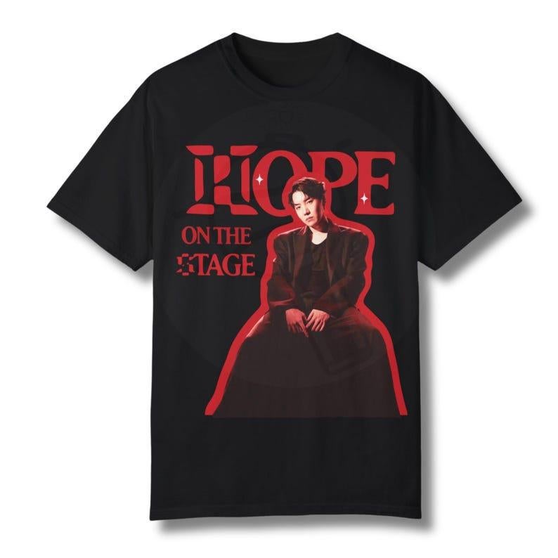 Hope On The Stage 2025 J Hope Tour Music T-Shirt J-Hope Tour - Image 1