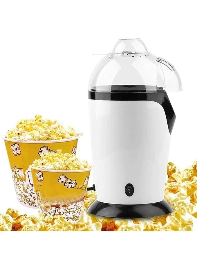 DUNISO صانع فشار ميني، آلة فشار كهربائية للأطفال، آلة فشار هوائية ساخنة، وعاء داخلي غير لاصق، لا حاجة للزيت والماء، 1200 واط، مناسبة للعائلات، المقاهي، المطاعم والتجمعات، 32*14 سم - Image 1