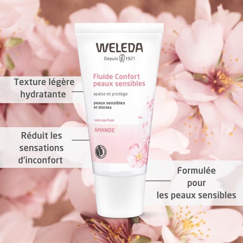 Weleda Sensitive Soothing Moisturiser Light with Organic Almond for Sensitive Skin - 30ml - Image 3