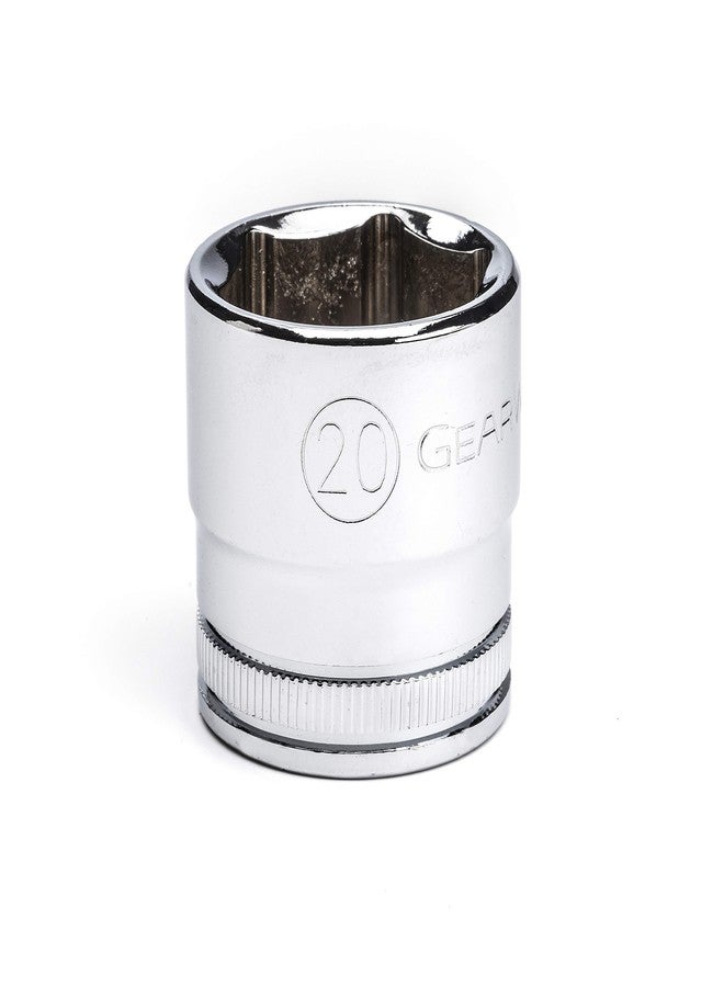 GEARWRENCH 3/8" Drive 6 Pt. Standard Socket, 20mm - 80330 - Image 2