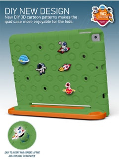 Moxedo Moxedo Rugged Protective EVA Silicone Kids Case Cover, Shockproof DIY 3D Cartoon Pattern with Pencil Holder, Stand and Handle Grip  - Image 3
