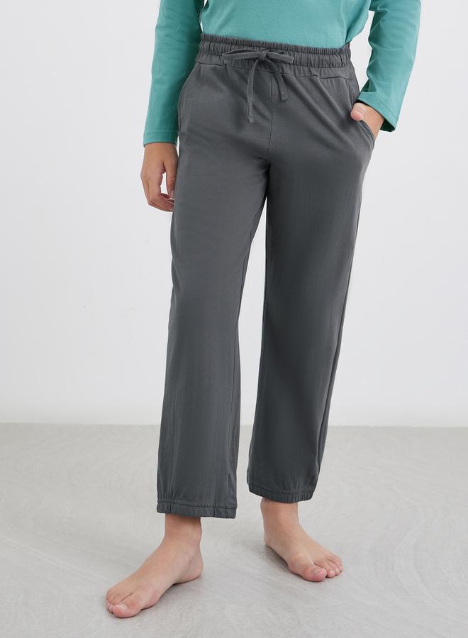 ستايلي طقم بيجامة وتيشيرت قطن بطبعة شعار ستايلي - Image 5