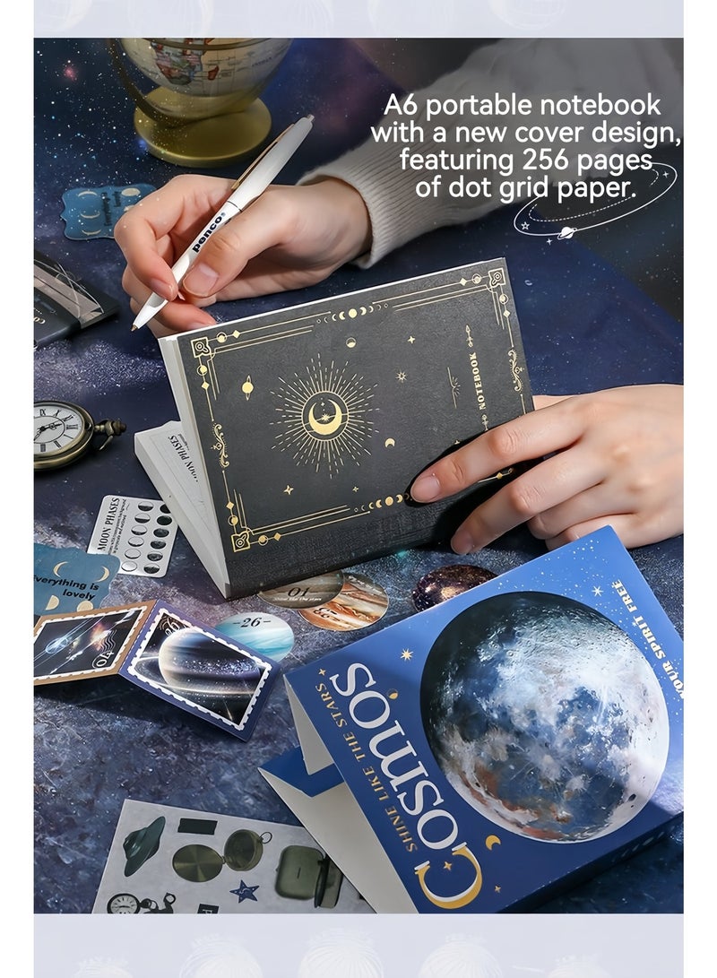 يلا جوي علبة كنوز المجرة للتدوين - ١٥٤ قطعة (دفتر + ملصقات + إكسسوارات) | رحلة إبداعية في عالم الأسرار - Image 4