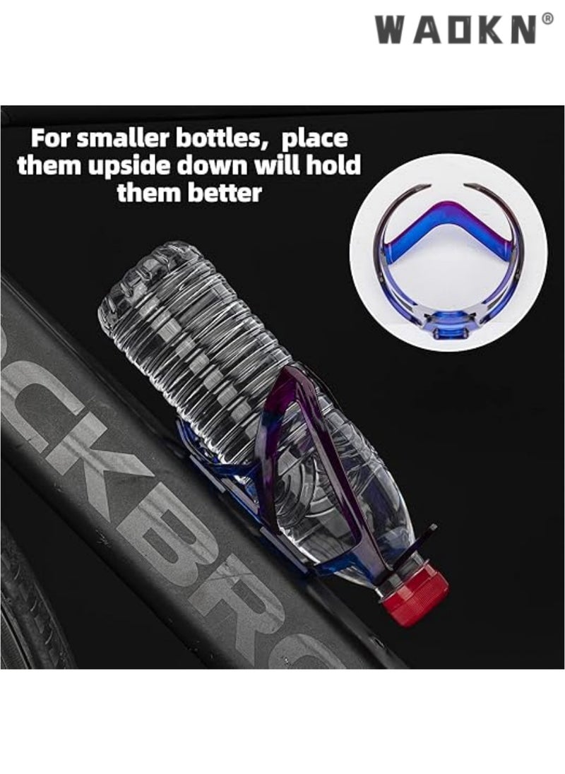 WAOKN - Bike Water Bottle Holder Ultra-Light Bicycle Bottle Cages with Screws Tool, Universal Bike Cup Holder Rack for Road MTB Bikes - Image 1