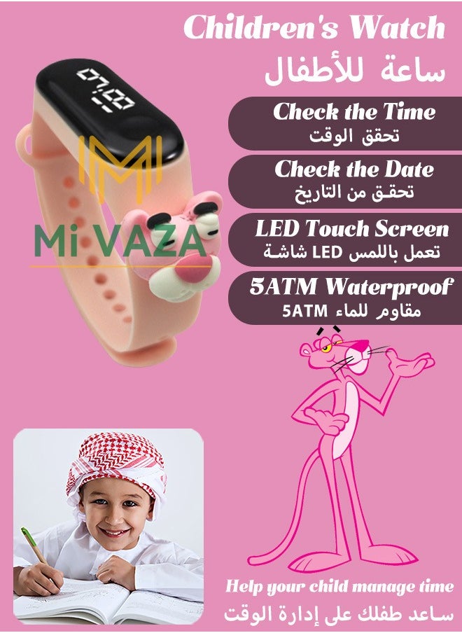 مي فازا M3 الكرتون الأطفال LED الإلكترونية للماء تعمل باللمس ووتش - لطيف هدايا الكرتون للأطفال - الرياضة الرقمية طفل صغير يوميا للماء تصميم LED 