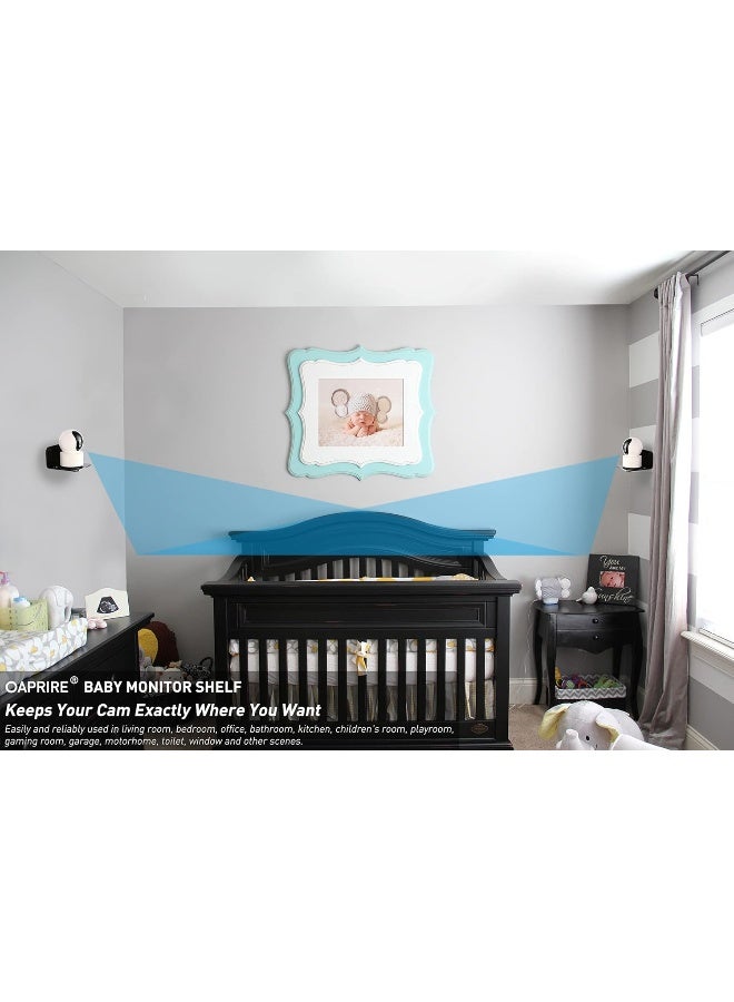 TPGP Acrylic Floating Wall Shelves Set Of 3, Drill Free With 10 Piece Strong Tapes - Image 3