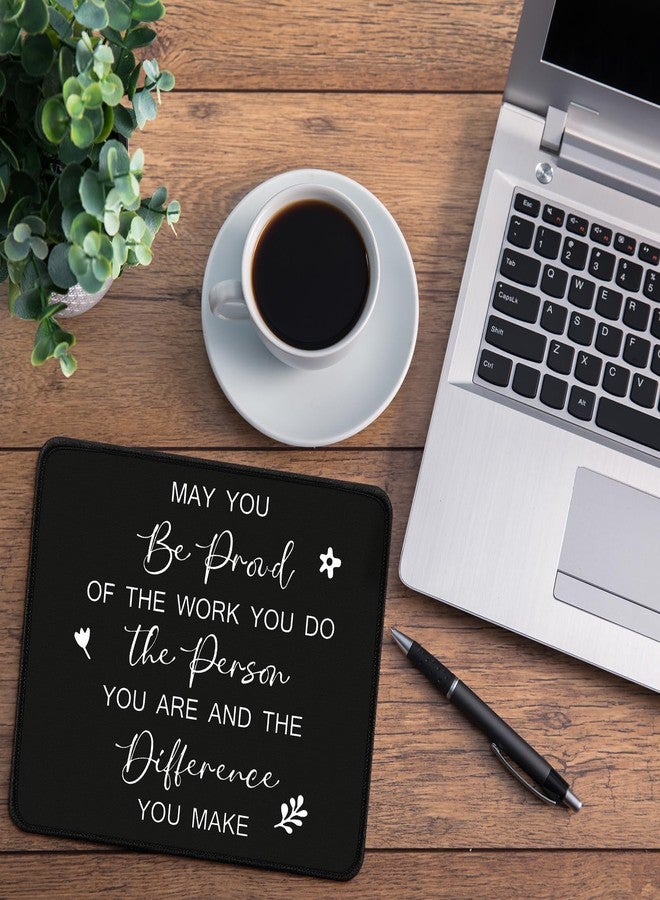 Seajan 25 Pcs Employee Appreciation Gift Bulk Mouse Pad Bulk Inspirational Computer Mouse Pad Gift for Social Worker Volunteer Teacher Nurse, 8.27 x 10.24'' (Be Proud) - Image 3