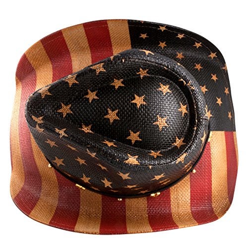 grinderPUNCH Western Outback Cowboy Hat Men's Women's Style Classic Straw Western Cowgirl Hat - Image 5