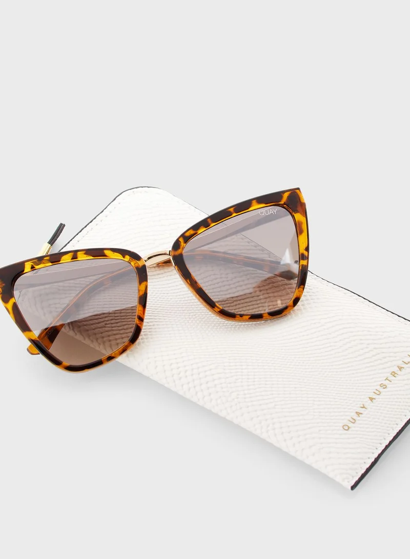 Quay Reina Cat Eye Sunglasses