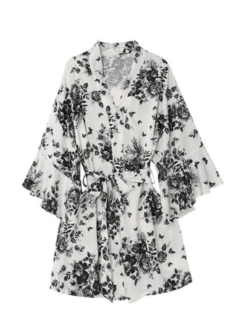 2pcs pajamas light luxury silk lace stitching hollow suspender pajamas two piece set - Image 2