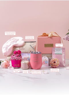 Wedding/Birthday Gift Set for Bride & Teen Girl - Pink Luxury Box with Custom Tumbler, Candle & Eye Mask (Ramadan Gift for Her) - pzsku/Z8E25638297E3FD94A5DCZ/45/_/1725936948/4cb0b169-4a86-45f6-92ce-fc52d86f9cf8