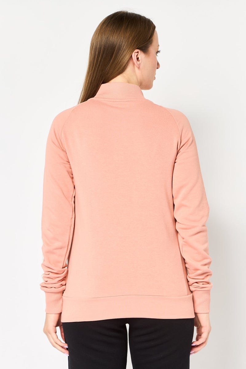 Hummel Women Sportswear Fit Long Sleeve Outdoor Jacket, Pink - Image 4