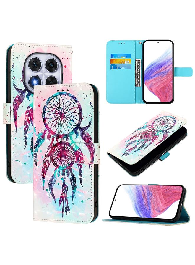 S-TOP Case For Redmi Note 14 Pro 5G / 14 Pro+ 5G 3D Painting Horizontal Flip Leather Phone Case - Image 1