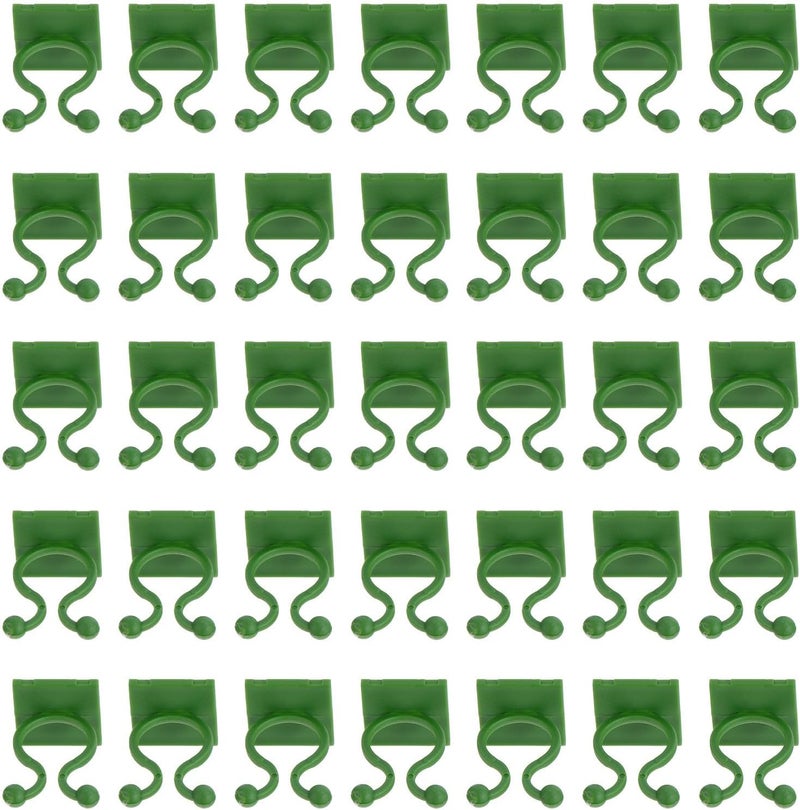 100pcs Green Plant Fixing Hooks Clips for Climbing Plants Vine Traction Support Indoor Outdoor Gardening Accessories Material - Image 1