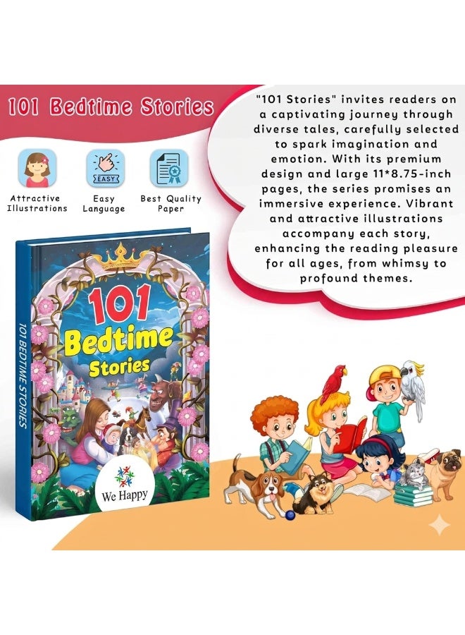 We Happy 101 Bedtime Stories Educational Learning Creative Reading Toy - Image 2