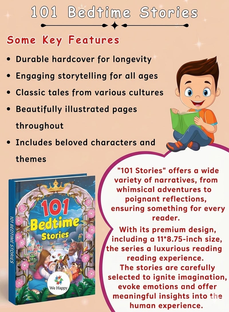 We Happy 101 Bedtime Stories Educational Learning Creative Reading Toy - Image 3
