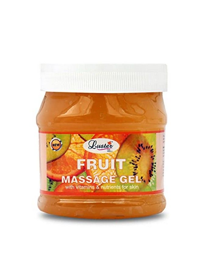 LUSTER جل تدليك بالفواكه | غني بالمكونات الطبيعية | جل تدليك للجسم بالكامل | يساعد في ترطيب وتغذية البشرة | جل للبشرة للنساء والرجال | خالي من البارابين والسلفات 500 مل - Image 1
