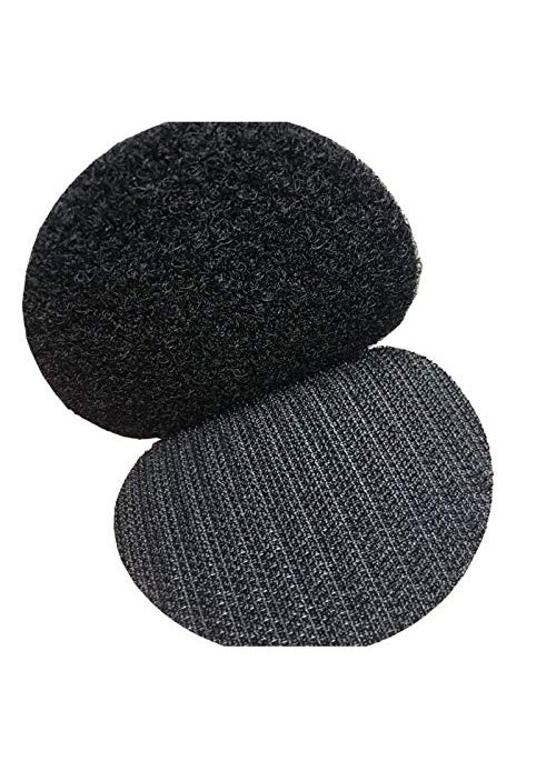 Holiwevi Holiwevi 12 Pack 25 inch Self Adhesive Hook and Loop Tape Industrial Strength Nylon Strong Hold Sticky Back Hook Loop Dots Round Fasten Pad for Wall Mounting Home Offices School 