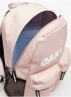 Oaklan by Shoexpress Logo Print Backpack with Adjustable Straps - 35x30x15 cm  - Image 4