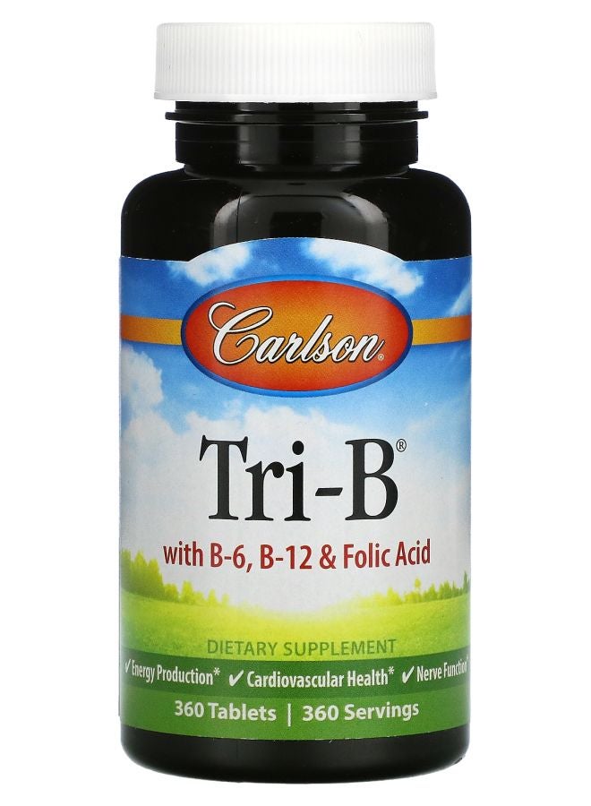 TriB® with B6 B12 & Folic Acid 360 Tablets
