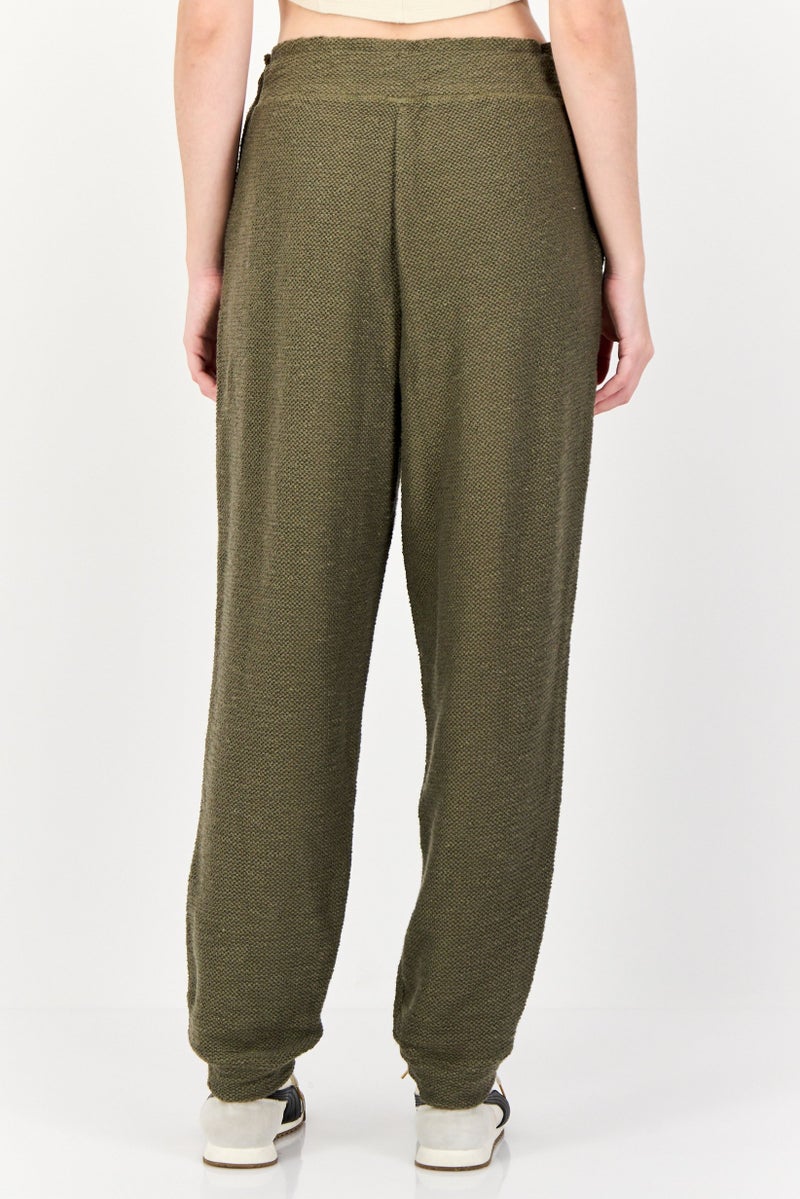 Aerie Offline x Aerie Women Regular Fit Knitted Jogger Pants, Olive  - Image 2