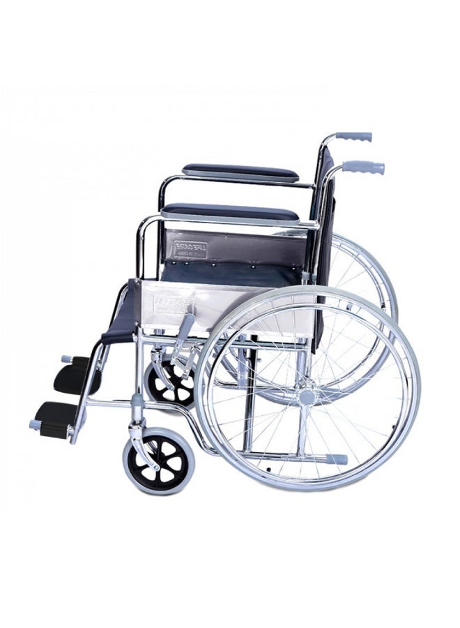 Media Standard Foldable wheel chair 18” 46cm - Image 3