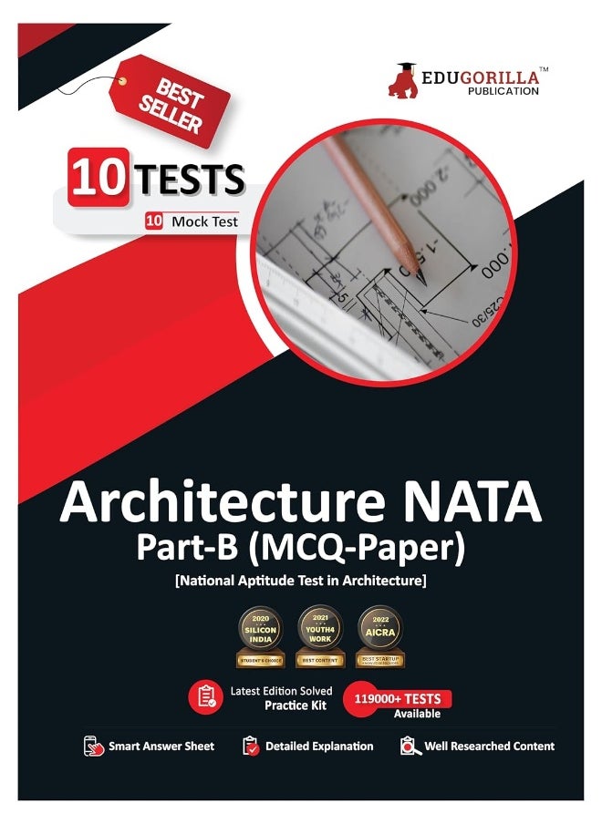 null - Nata 2023: National Aptitude Test in Architecture (B. Arch) - 10 Full Length Mock Tests (Solved Objective Questions of Part B) with Free Access to Online Tests - Image 1