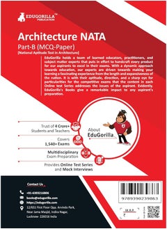 Nata 2023: National Aptitude Test in Architecture (B. Arch) - 10 Full Length Mock Tests (Solved Objective Questions of Part B) with Free Access to Online Tests