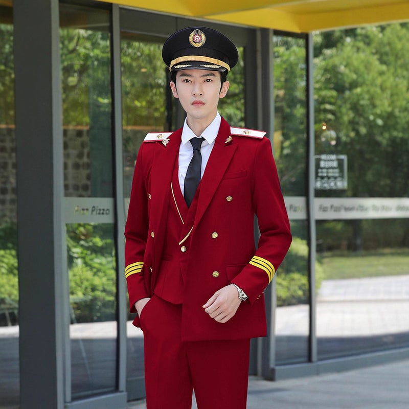 China Southern Airlines stewardess uniform professional suit men's and women's high-speed rail air crew workwear hotel front desk work clothes - Image 5