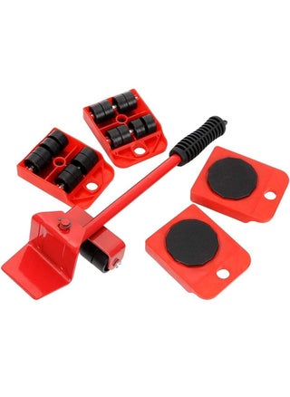 5 Pcs Set Furniture Lifter,Upgrade Mover Tool Set,Heavy Furniture Appliance Moving & Lifting System With 1 Lifting Rod And 4 Packs 360 Degree Rotatable Furniture Slides Kit, Max Up For 150Kg/330Lb - pzsku/Z8E2637E264A7E98FB4EAZ/45/_/1680156151/d022c40e-4efb-42d2-92df-859a19c99eb5