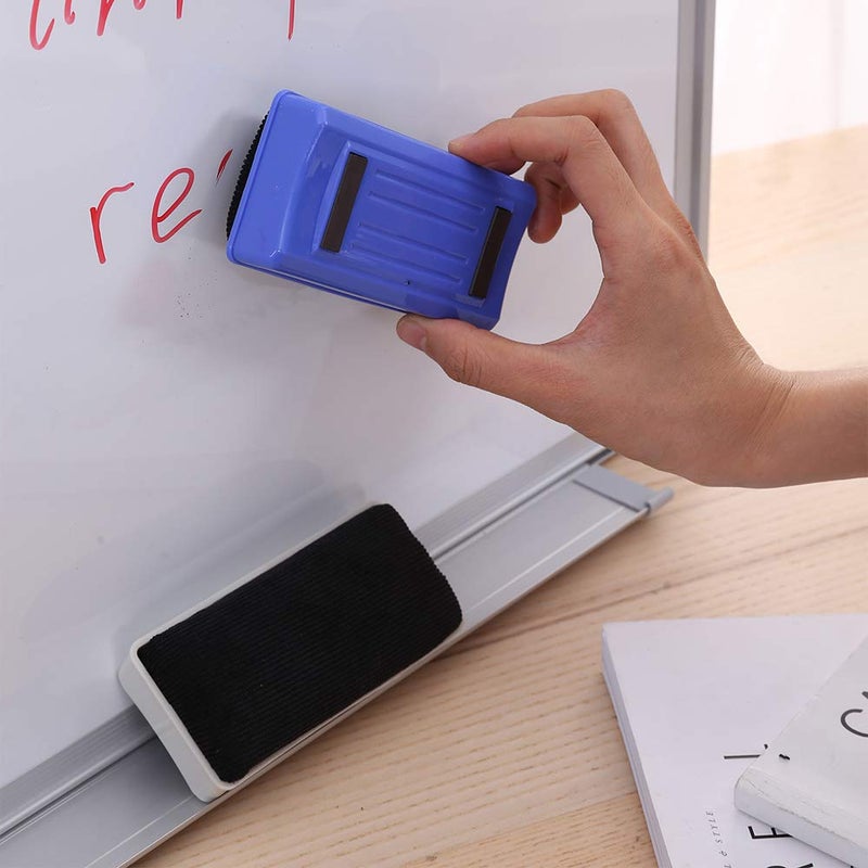 Deli W7837 Whiteboard Eraser (Blue), Pack of 3 - Image 5