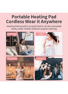 Portable Cordless Period Heating Pad, Electric Waist Belt Device, Fast Heating Pad with 3 Heat Levels and 4 Massage Modes, Back or Belly Heating Pad for Women and Girl - pzsku/Z8E2675CDC8FD19F53E5FZ/45/_/1719286780/f27c565b-5a42-43a6-9ecc-7df3d21ea244