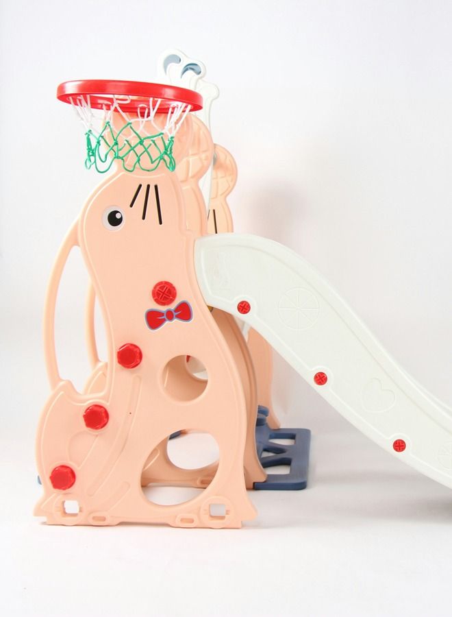 JSAITOYS Sealion Theme 3 In 1 Swing And Slide With Basketball Game  - Image 4