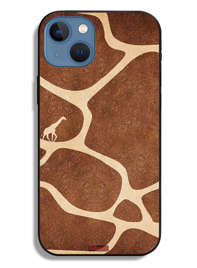 Tolwak Apple iPhone 13 Protective Case Giraffe Skin - Image 2