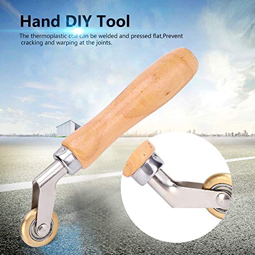 Hopcd Welding Handheld Roller, Waterproof Membrane Material Corner Seam Brass Press Wheel, Smoothing Tool with Seam Roller for Welded TarpaulinPVC Waterproof Coil - Image 2