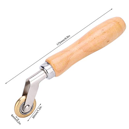 Hopcd Welding Handheld Roller, Waterproof Membrane Material Corner Seam Brass Press Wheel, Smoothing Tool with Seam Roller for Welded TarpaulinPVC Waterproof Coil - Image 3