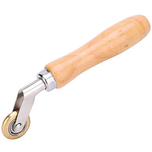 Hopcd Welding Handheld Roller, Waterproof Membrane Material Corner Seam Brass Press Wheel, Smoothing Tool with Seam Roller for Welded TarpaulinPVC Waterproof Coil - Image 1