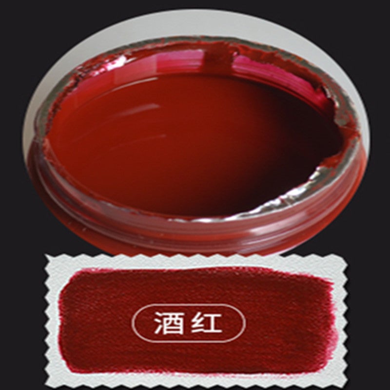 Leather Dye Repair Cream Sofa Jacket Restorer Black Shoe Polish Wine red color paste [can be modified to fill wear scratches]] 