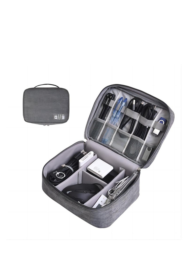 Cool Baby COOLBABY Electronic Accessories Bag Travel Cable Storage Box Universal Waterproof Portable Cable Storage Box Suitable for Adapter Memory Card USB Cable Storage Box  - Image 1