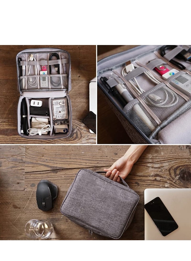 Cool Baby COOLBABY Electronic Accessories Bag Travel Cable Storage Box Universal Waterproof Portable Cable Storage Box Suitable for Adapter Memory Card USB Cable Storage Box  - Image 3
