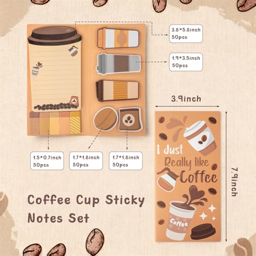Ithmahco Coffee Lover Gifts for Women Men - Includes Mug Spoon Rest Holder Candle Socks Sticky Notes Set, Coffee Gift Basket for Birthday Mothers Day Galentines Valentines Day Christmas Gift Ideas - Image 5