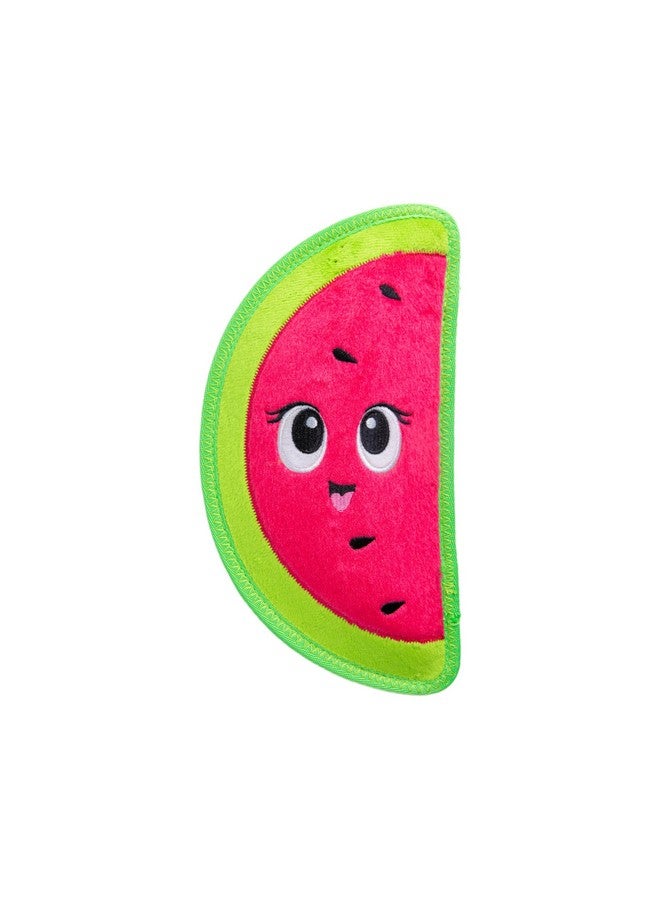 outward hound Tough Skinz Durable Squeaky Dog Toy With Two Tough Layers, Watermelon, Red, Medium - Image 1